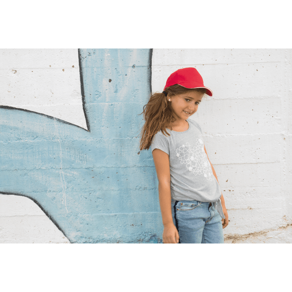 K-Up | Children's cap with sandwich in contrast 5 panels